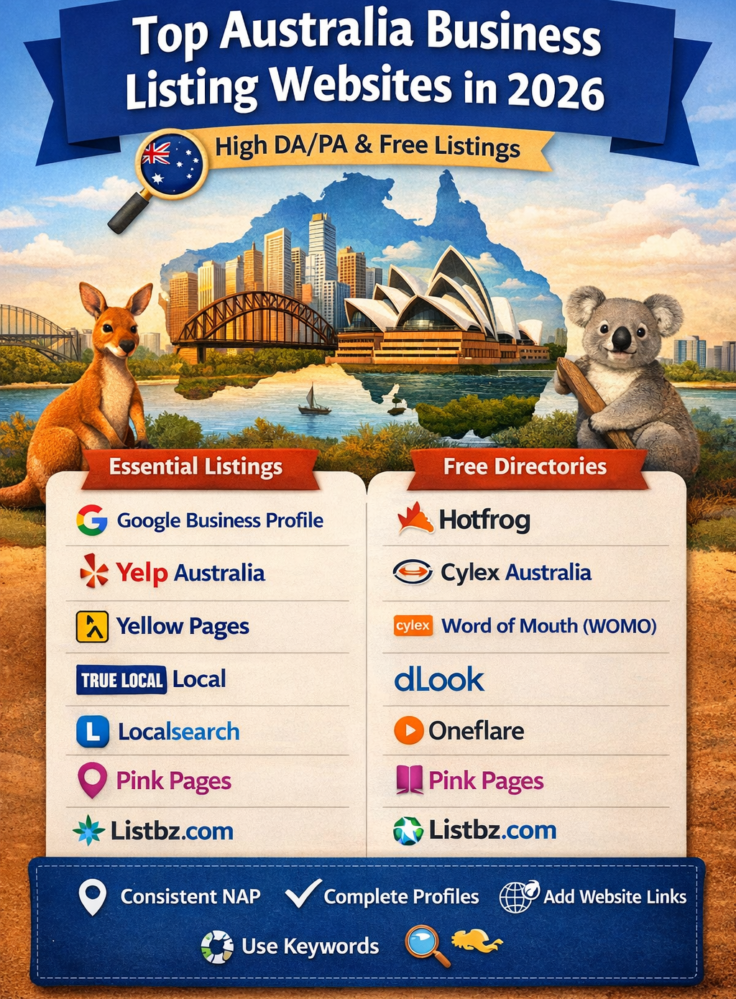 Top business directories in Australia 2026